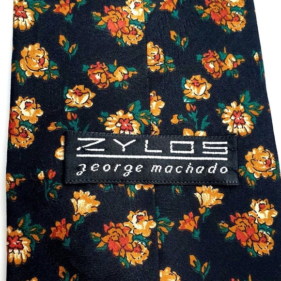 Zylos George Machado Mens Necktie Accessory Designer Office Work Dad Gift - Picture 5 of 5